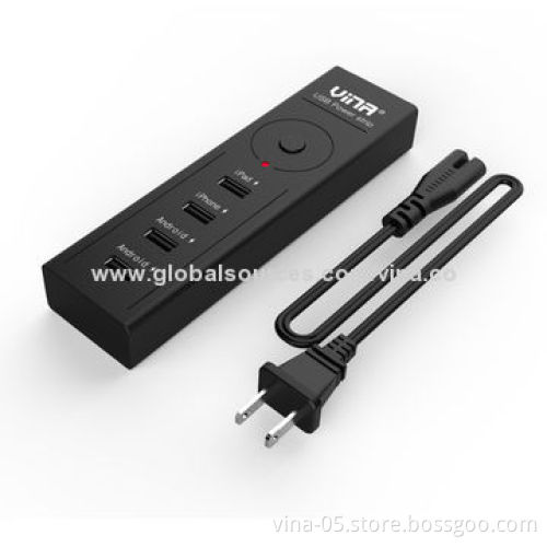 USB Charging Docking Station with 100-240V, 50/60Hz Input
